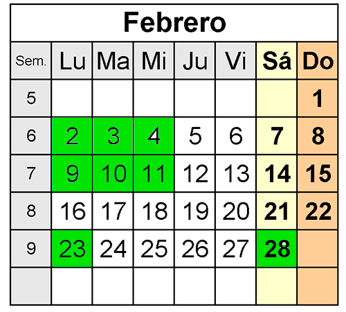 Eventos Febrero 2026