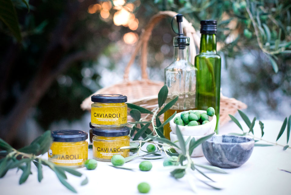 CAVIAROLI esferificaciones de aceite de oliva