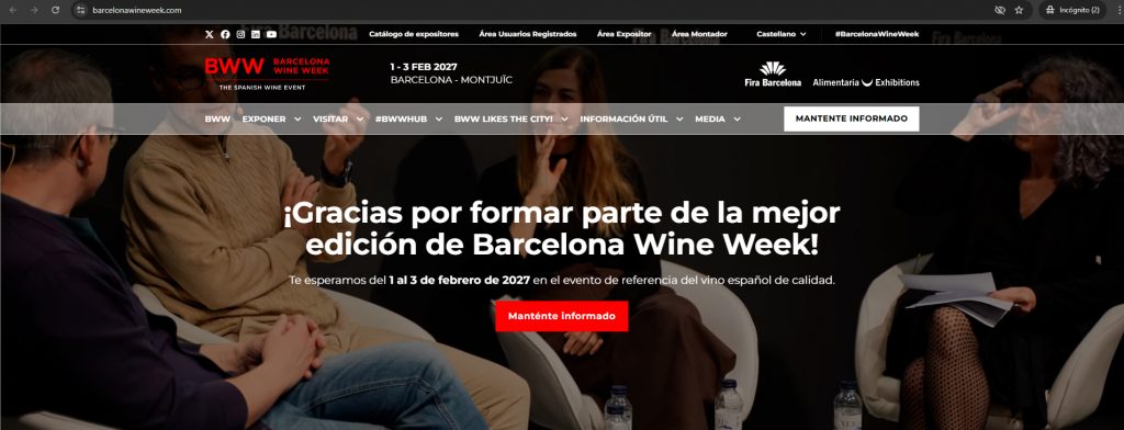 WEB Barcelona Wine Week