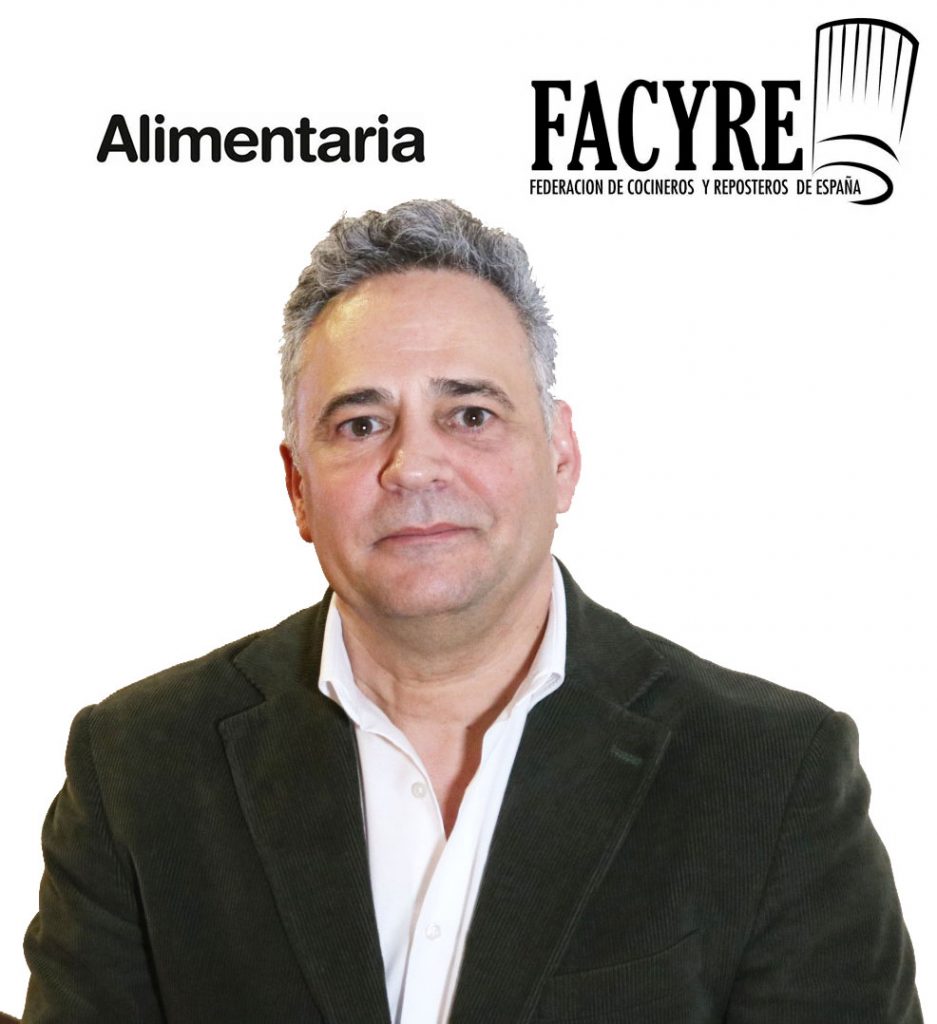 Diego Olmedilla presidente de FACYRE España en Alimentaria 2026