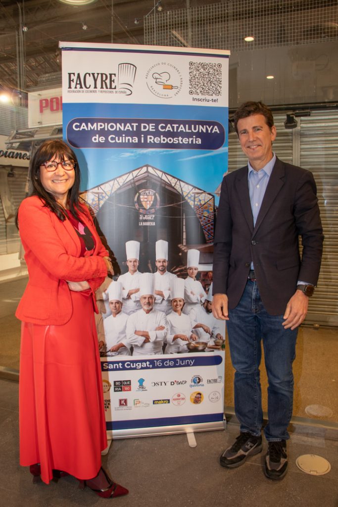 Maria Jose Segura , periodista ("El Presentes Hostelería") y Jordi Mas (presidente BOQUERIA) - Fotógrafo LUIS GARGON